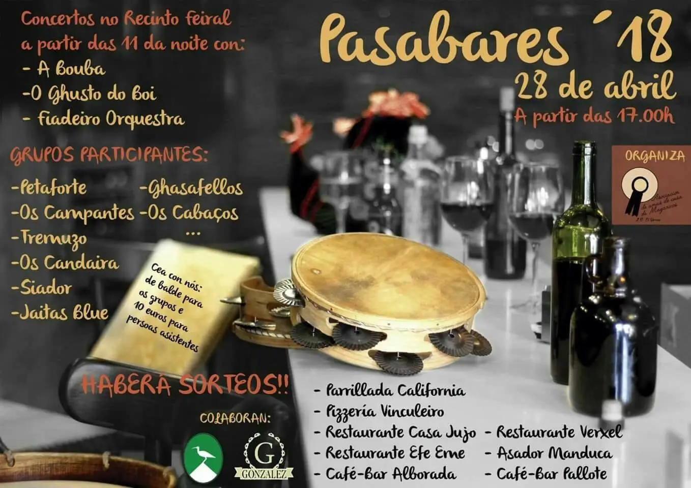 Cartel: Pasabares ’18, 28 de abril